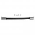 Uxcell Foaming Extension Tube Faucet Lengthen Extender Sink Drain Bathroom Flexible Water Hose Adapter Black 30cm