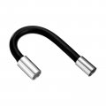 Uxcell Foaming Extension Tube Faucet Lengthen Extender Sink Drain Bathroom Flexible Water Hose Adapter Black 30cm