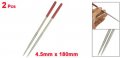 Uxcell 4 5mm X 180mm Lapidary Jeweler Round Rat Tail Diamond Needle Files 2 Pcs