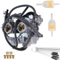 Jik Carburetor Kit With Fuel Filter 15001-1433 15003-1602 For Kawasaki Ninja 250 250r Ex250 1988-2007 