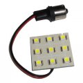 Hqrp 2-pack Ba15s Bayonet Base 9 Leds Smd 5050 Led Bulb Cool White Replacement For 1141 1156 Hurricane 31j Four Winds Rv