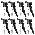Micro Ignition Coil Dg508 Spark Plug Sp479 For Ford 4 6l 5 4l V8 Dg457 Dg472 Dg491 Crown Victoria Expedition F-150 F-250 