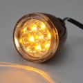Httmt- Rear Clear Running Brake Turn Signal Glossy Black Indicator Light Compatible With H-d Xl 883 1200 92-17 P N