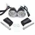 Httmt- Rear Clear Running Brake Turn Signal Glossy Black Indicator Light Compatible With H-d Xl 883 1200 92-17 P N