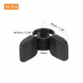 Uxcell 30pcs 15mm 0 59 Spring Hose Clamp Steel Band With Plastic Handle Fuel Line Silicone Tube Clip For