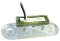 Hella 959680811 9680 Series Multivolt White 10-33v Dc Led Step Light With Polished Stainless Steel Rim 