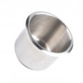Sherchpry 2pcs Hose Clamp Car Drink Cup Metal Yacht Holder Stainless Steel Base