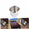 Sherchpry 2pcs Hose Clamp Car Drink Cup Metal Yacht Holder Stainless Steel Base