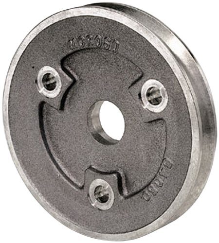 64050 Crankshaft Pulley For Small Block Chevy Engines Lightweight Anodized Aluminum With Deep Belt Grooves To Reduce Drag And