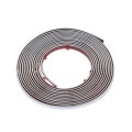 12ft 3 8 10mm Car Trim Strip Decoration Pvc Seal For Body Door Side Protector Silver Tone Audid For Chevrolet 