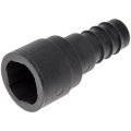 Hvac Heater Hose Connector For Chevy Silverado 2500 Hd 2001 To 2009 Nylon Black Quick Disconnect Barb End 1 33 In Outside 