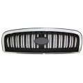 Hyundai Sonata Grille Assembly 2002 2003 2004 Chrome Shell With Painted Black Insert Plastic Hy1200134 863503d010 