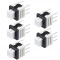 5 8x5 8x7mm Pcb Dip Mounting Tact Tactile Push Button Switch Latching 6 Pin 5pcs 