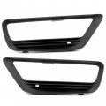 Hecasa Fog Light Trim Bezel Black Driver Passenger Side For 2013-2015 Honda Accord Sedan Replacement Ho1038111 71112t2aa10 Pair