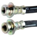 Rear Brake Hose For Suzuki Sidekick 1990 To 1998 Black Corrosion Resistant Steel Gold Classification 11 938 In Axis 1 Length 