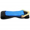Ocpty Heavy Duty 4pcs 2 X 36 Axle Straps Car Hauler Trailer Tie Down Wheel Strap Blue Black
