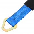 Heavy Duty 4pcs 2 X 36 Axle Straps Car Hauler Trailer Tie Down Wheel Strap Blue Black