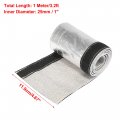 X Autohaux Car Heat Shroud 1 Id 3 2ft Aluminized Sleeving Insulated Shield Sleeve Wire For Od Fuel Lines Protection