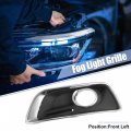 Uxcell No 20768823 Front Left Fog Light Grille Cover Trim Lamp For Chevy Malibu 2013-2015