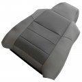 Secosautoparts Passenger Side Bottom Top Lean Back Replacement Cloth Seat Cover Gray Compatible With Ford F250 F350 F450 F550