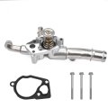 Coolant Thermostat Housing Assembly Fit For 2010-2020 Chevy Buick Allure Lacross Gmc Equinox Impala Malibu Terrain Cadillac Srx 