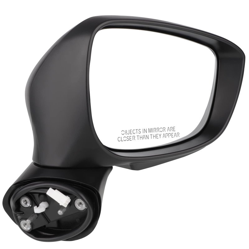 Ocpty Driver And Passenger Side Mirrors Exterior Fit For 2015 2016 Mazda Cx-5 Black Smooth Heat Power Adjusted Turn Indicator