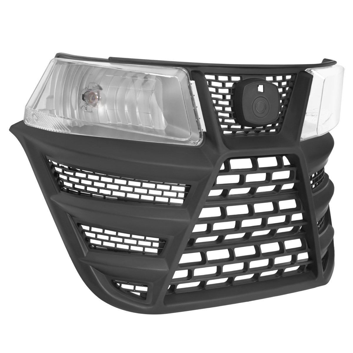 Grille And Headlights For John Deere X300 X304 X310 X320 X350 X370 X384 X394 Replacement M168888 Front Headlamp Lights Head