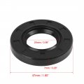 X Autohaux 25mm 47mm 7mm Rubber Double Lip Tc Oil Shaft Seal For Car Automobile