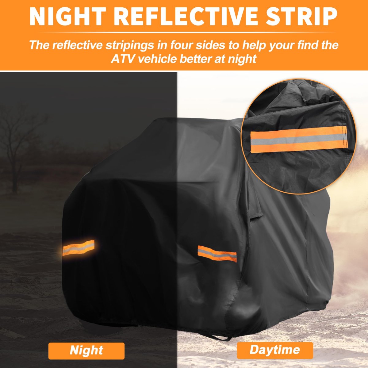 Atv Cover For Honda Fourtrax-rancher Waterproof 4 Wheelers Quad Fourtrax Foreman 4x4 210d-pu Black 84 65l X47 64w X50 39h