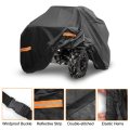 Atv Cover For Honda Fourtrax-rancher Waterproof 4 Wheelers Quad Fourtrax Foreman 4x4 210d-pu Black 84 65l X47 64w X50 39h