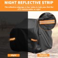 Atv Cover For Honda Fourtrax-rancher Waterproof 4 Wheelers Quad Fourtrax Foreman 4x4 210d-pu Black 84 65l X47 64w X50 39h