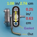 Tuzliufi Fuel Cock Petcock Valve Tank Switch For Yamaha Zuma 50 Yw50 Scooter Yw50p Yw50r Yw50s Yw50t Yw50xl Yw50xb Yw50x Yw50yl