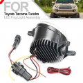 Led Fog Driving Light Assembly For Toyota Tacoma Tundra 4runner Highlander Rav4 Corolla Avalon Camry 2006-2023 Switchback Amber