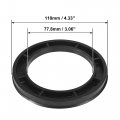 X Autohaux 4pcs Plastic 77 80mm To 110 Mm Car Hub Centric Rings Wheel Bore Center Spacer