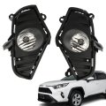 2-pack Fog Light Assembly With Bulbs Switch Wiring Kit Replacement For Rav 4 2019-2021 