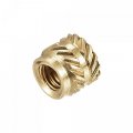 Uxcell Knurled Insert Nuts 120pcs M2 X 3mm L 3 5mm Od 3d Printing Brass Female Threadeds Heat Set Insert Embedment Nut