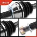 A-premium Pair 2 Front Cv Axle Shaft Assembly Compatible With Dodge Dakota 1997-1999 Durango 1998-1999 4wd Driver And Passenger