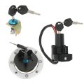 Ignition Switch Fuel Gas Cap Seat Lock Key Set Replacement For Suzuki Gsxr1300 Hayabusa 37100-24f00 1999-2007 