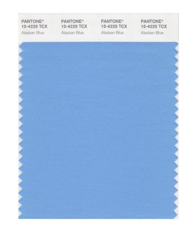Pantone Smart 15-4225x Color Swatch Card Alaskan Blue