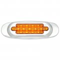 Ocpty 16led Side Marker Light 8pcs Yellow Trailer Lamp Stop Turn Tail Fit For Boats Van Truck Pickups 12v Waterproof Signal