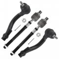 Boxi 4pcs Front Inner Outer Tie Rod Ends Fit For Kia Sportage 2005010 Hyundai Tucson 2005-2009 Sport Utility 4-door 2 0l 2 7l 