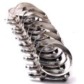 10pcs 77mm 85mm Stainless Steel T-bolt Clamps Turbo Intake Intercooler Clamp For 2-3 4 Hose 