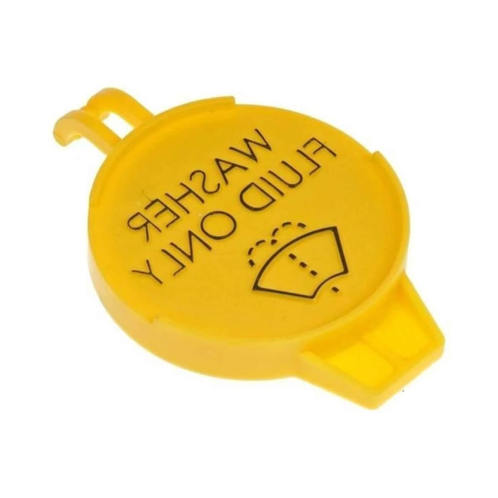 Windshield Washer Reservoir Cap For Dodge Dakota 2000 2001 2002 2003 Yellow Plastic Snap On Type Replacement 55077261aa