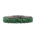 10 Pcs 4 In Strip Discs X 5 8 Green Silicon Carbide Surface Conditioning For Angle Grinders 13300 Rpm Open Mesh Non Loading