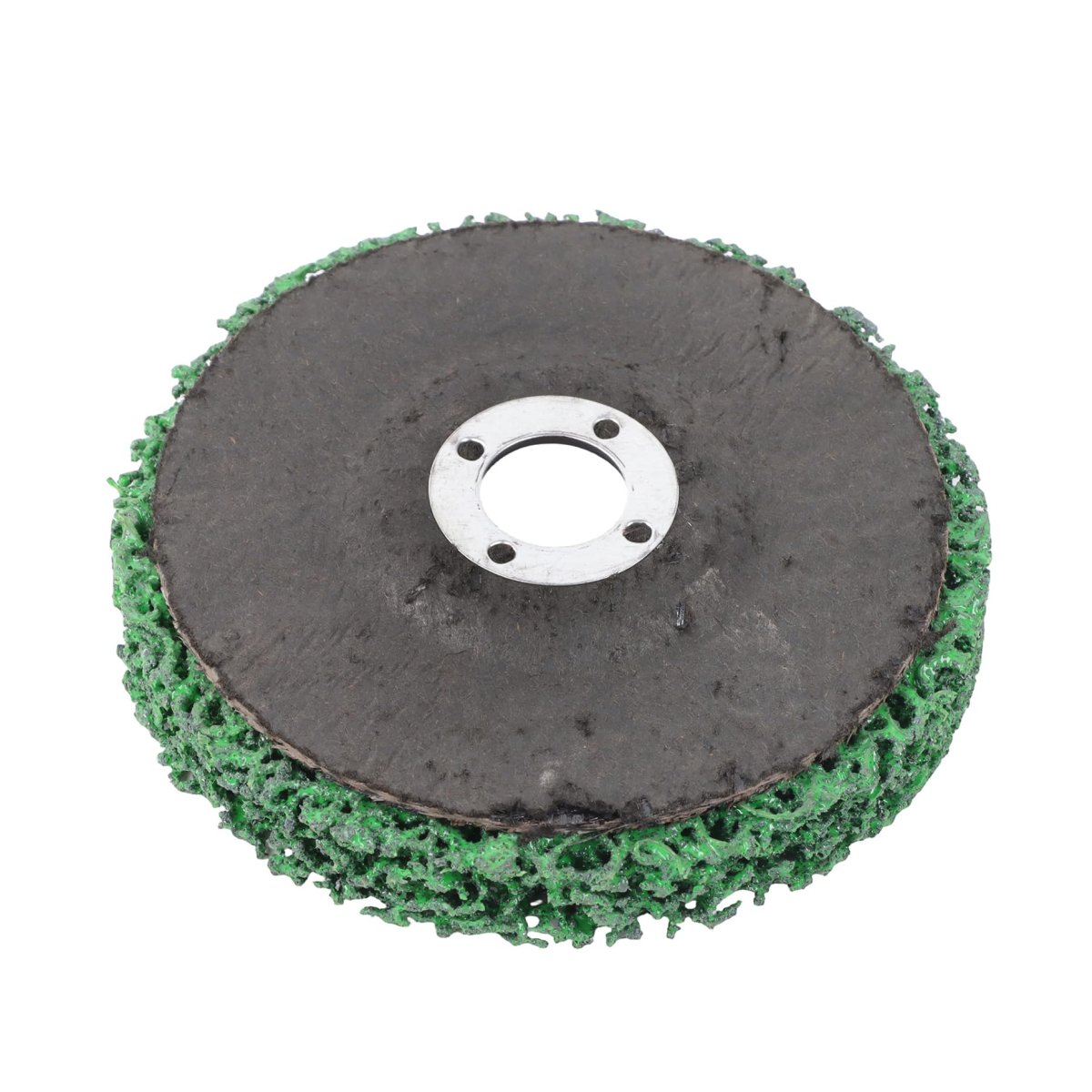 10 Pcs 4 In Strip Discs X 5 8 Green Silicon Carbide Surface Conditioning For Angle Grinders 13300 Rpm Open Mesh Non Loading
