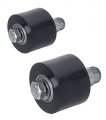 Outlaw Racing Orcr3bk Upper Or Lower Chain Roller Seal Kit For Honda Cr125r 1982 Black 