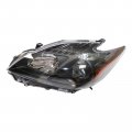Headlights Assembly For 2010 2011 Toyota Prius Driver And Passenger Side Front Halogen Headlamps With Polycarbonate Lens Black