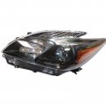 Headlights Assembly For 2010 2011 Toyota Prius Driver And Passenger Side Front Halogen Headlamps With Polycarbonate Lens Black