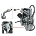 Carburetor Kit 4gb-14101-00 For Yamaha Kodiak 400 Yfm400 Yfm400fw 1993-1998 Atv 4x4 Golden Chrome Finish