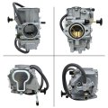 Carburetor Kit 4gb-14101-00 For Yamaha Kodiak 400 Yfm400 Yfm400fw 1993-1998 Atv 4x4 Golden Chrome Finish